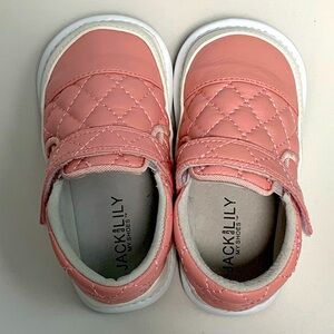Jack & Lily pink quilted shoes